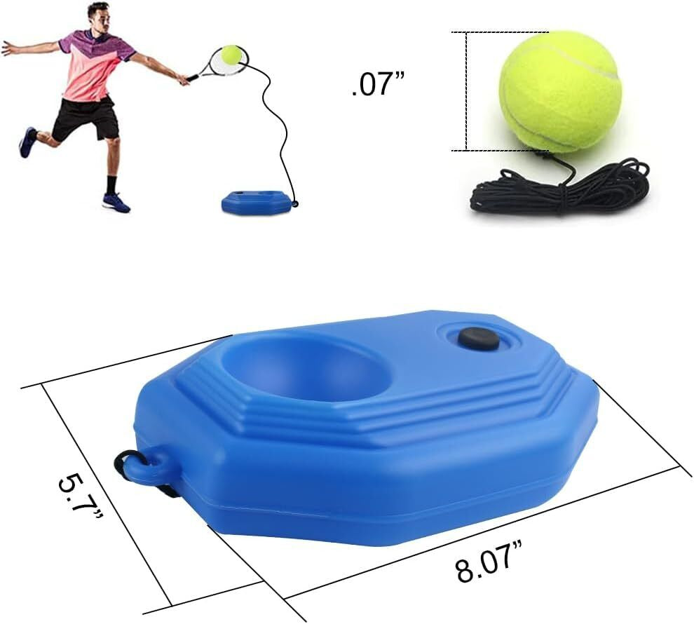 Tennis Trainer Rebound Ball Solo Tennis Training Equipment Self Tennis Pracitce