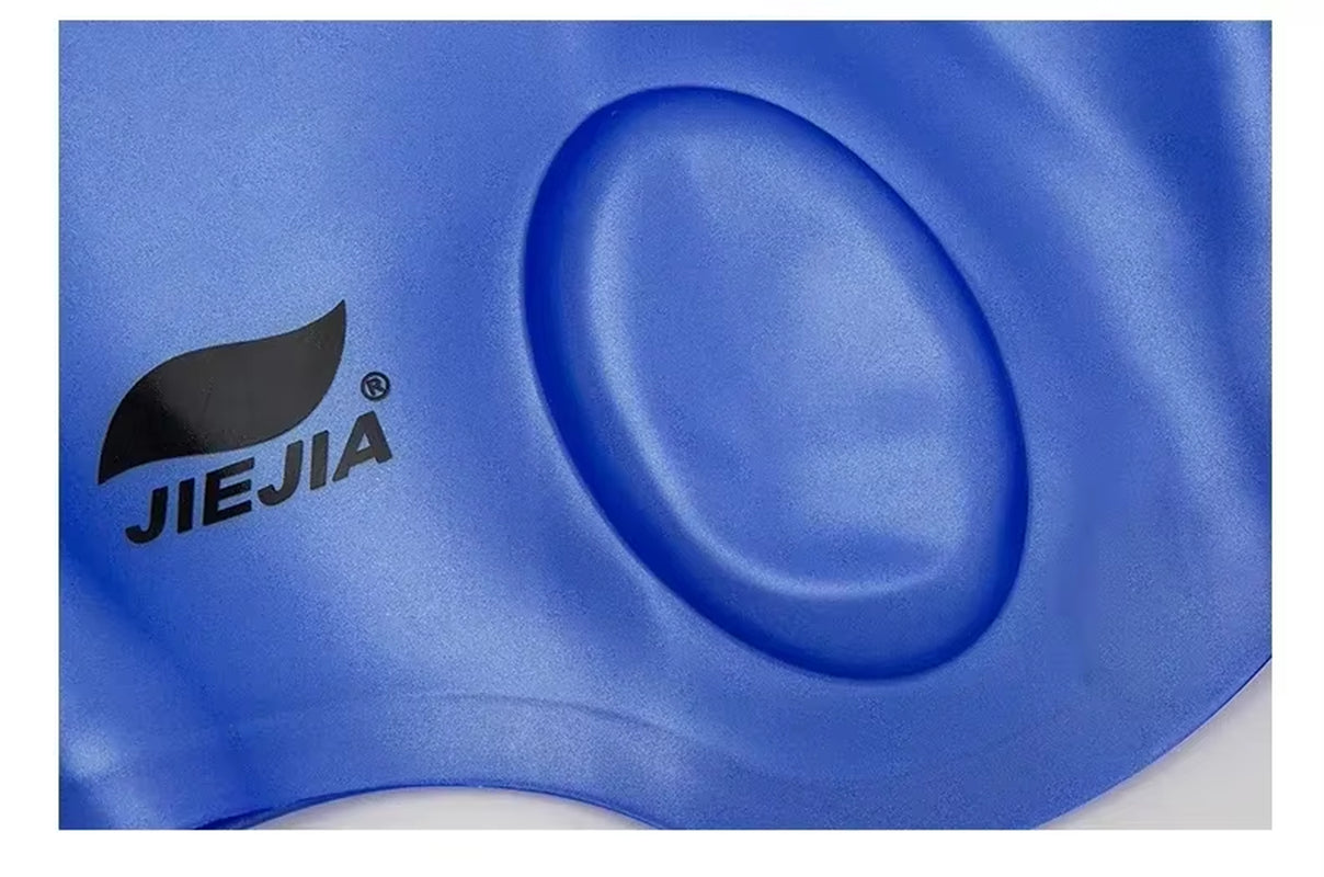 Swim Caps Ear Protection Full Silicone Swimming Cap ,Universal,Swimming Earmuffs