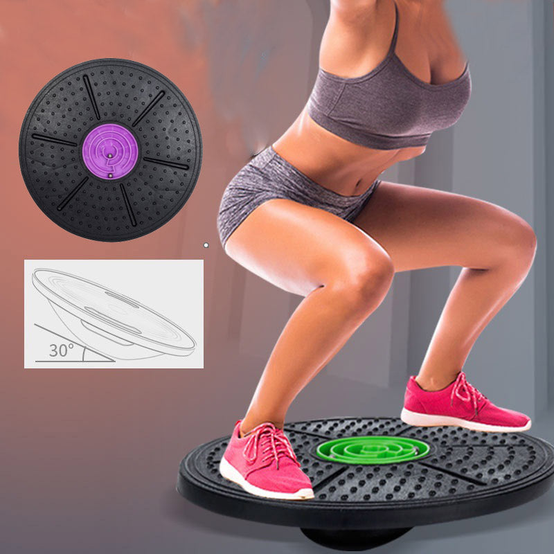 Yoga Balance Board Disc Stability round Plates Exercise Trainer for Fitness Sports Waist Wriggling Fitness Balance Board