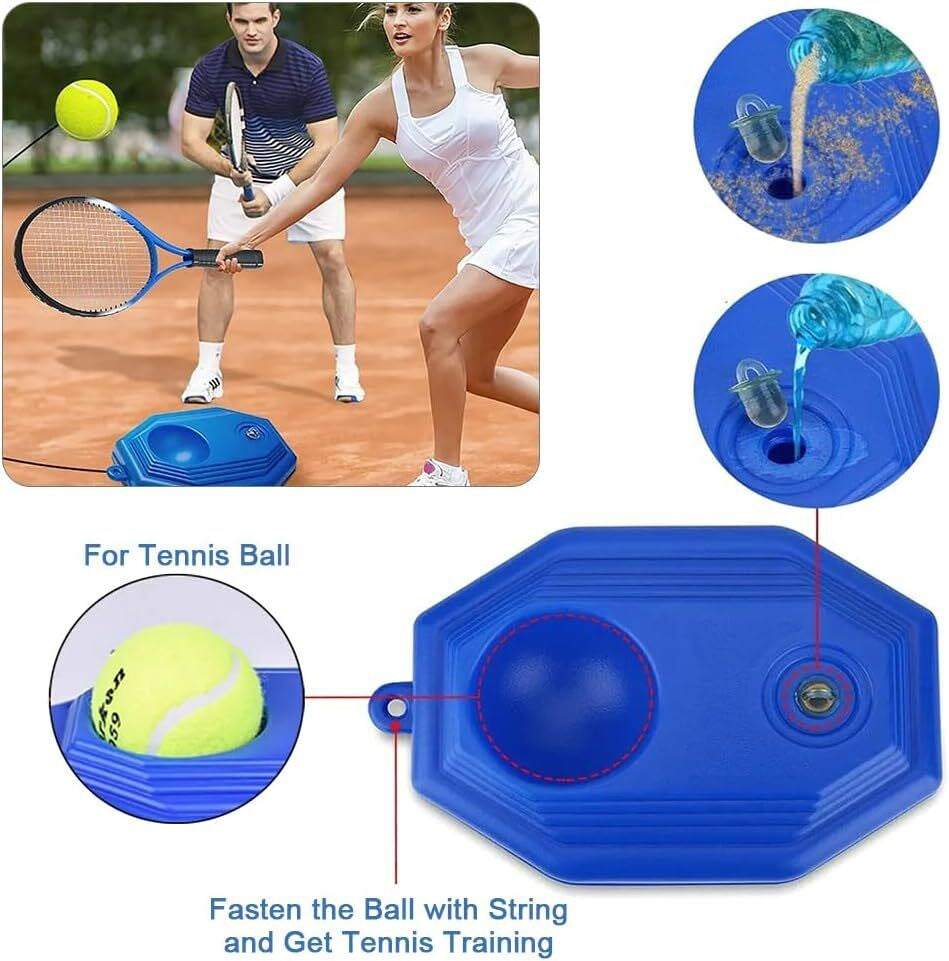 Tennis Trainer Rebound Ball Solo Tennis Training Equipment Self Tennis Pracitce