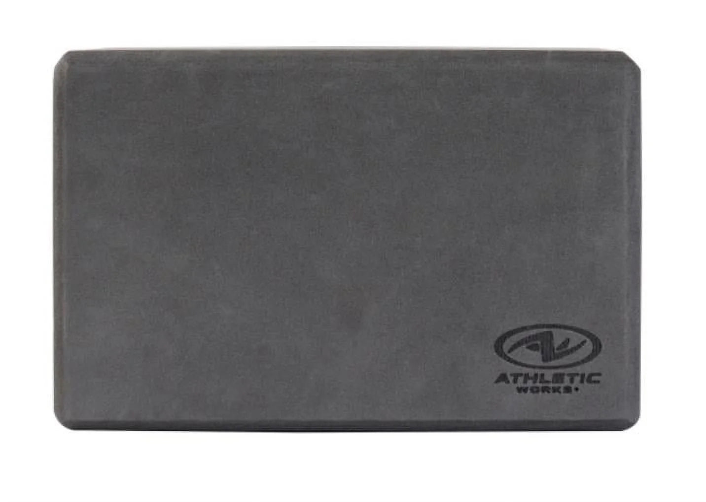 Yoga Block 9 In. X 6 In. X 3 In. EVA Foam, Dark Gray Color. Supportive & Lightweight