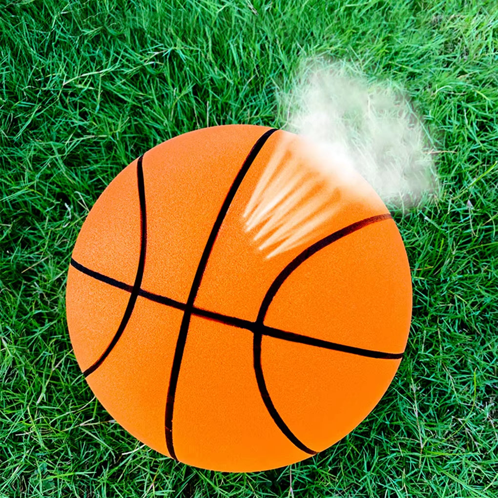 Size 7 Basketball Upgraded Elastic Silent Ball Indoor Training Silent Basketball Children'S Toy Noiseless and Safe Indoor Play