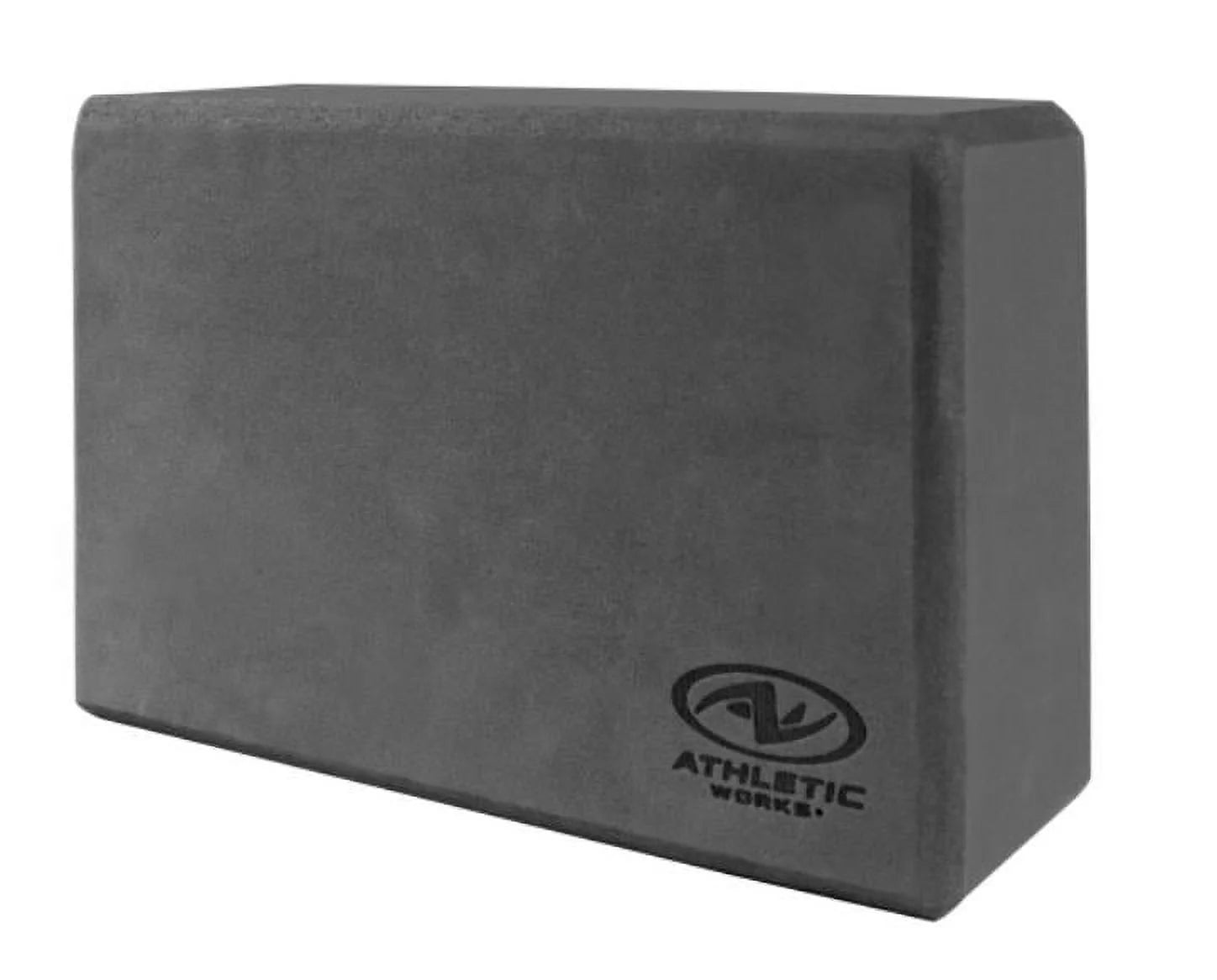 Yoga Block 9 In. X 6 In. X 3 In. EVA Foam, Dark Gray Color. Supportive & Lightweight