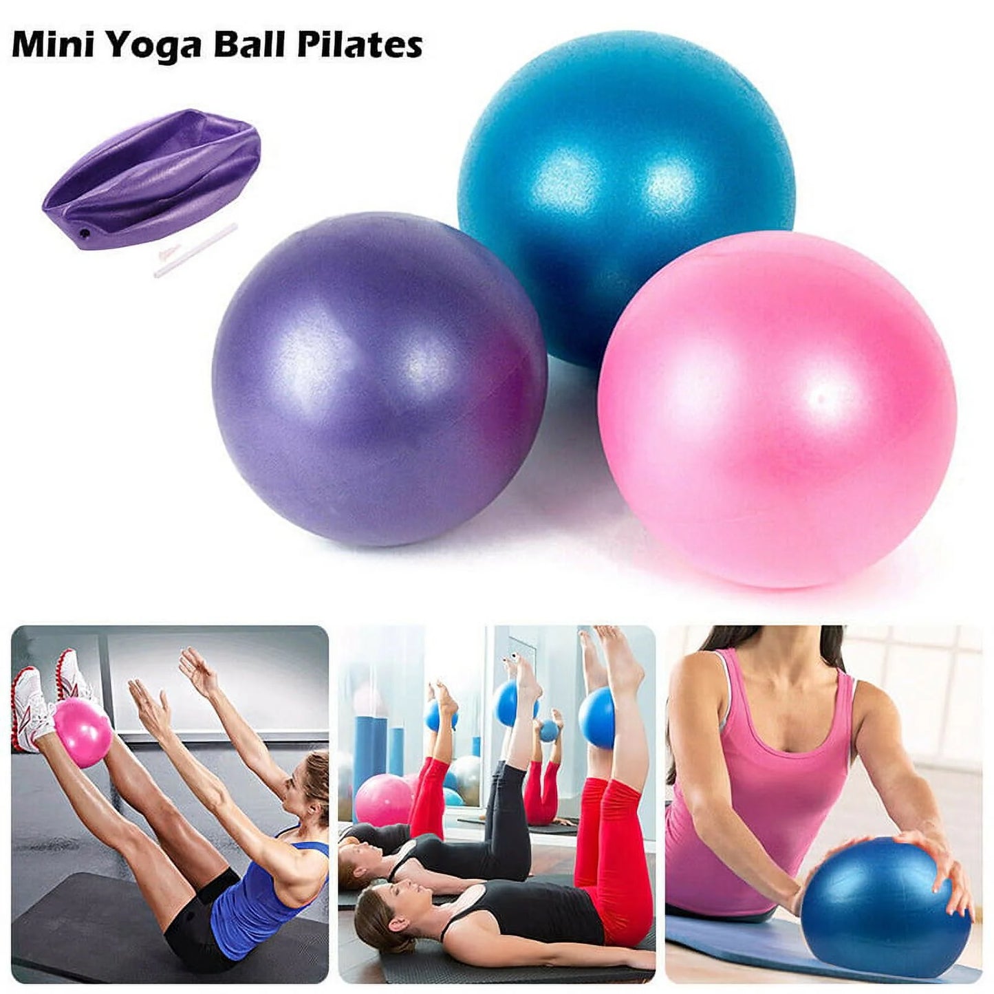 25Cm Mini Fitness Balance Yoga Ball Gym Fitness Pilates Ball Indoor Slimming Training Ball