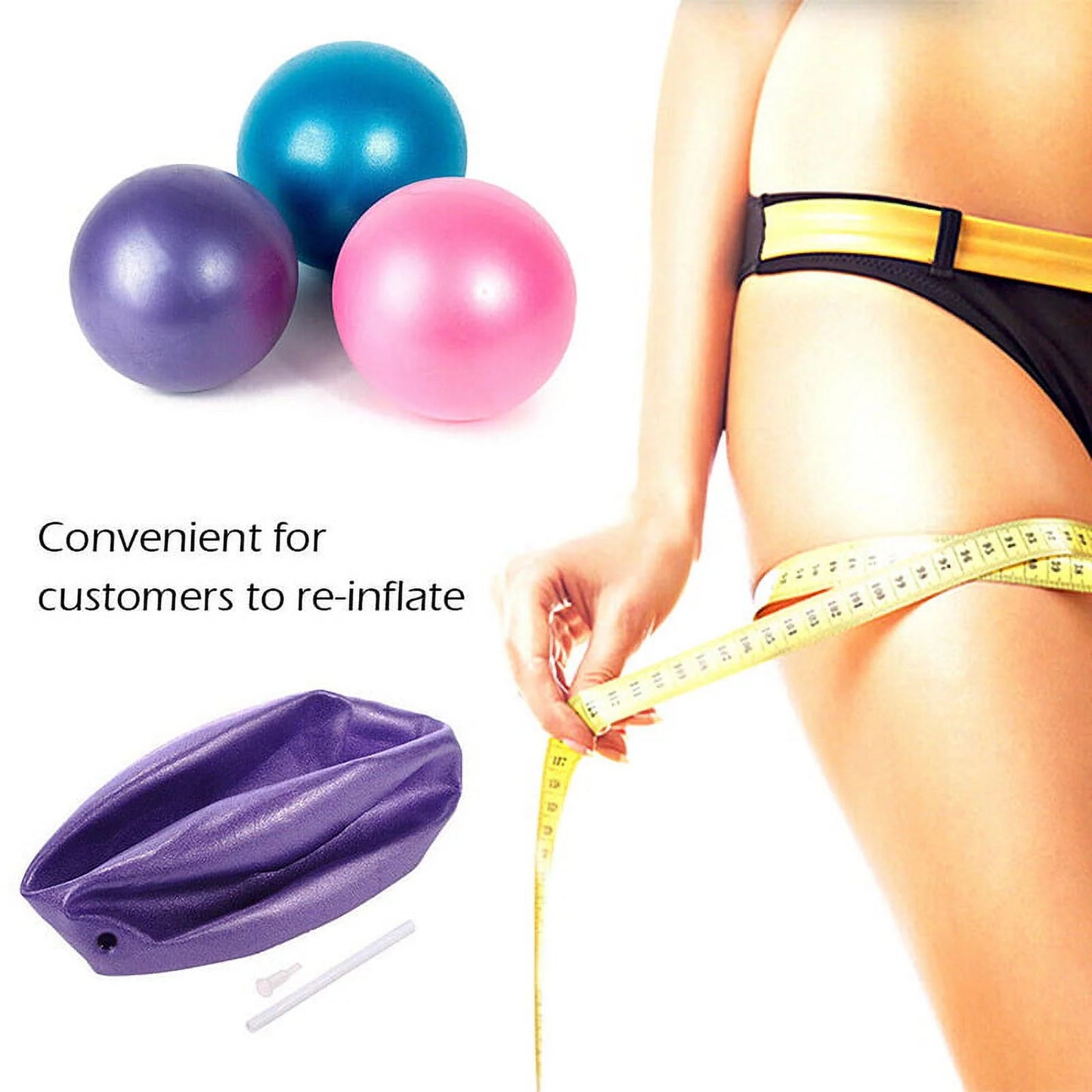 25Cm Mini Fitness Balance Yoga Ball Gym Fitness Pilates Ball Indoor Slimming Training Ball